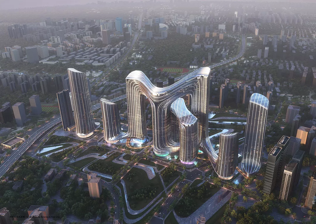 华中科学生态城丨中国武汉丨扎哈·哈迪德建筑事务所-0