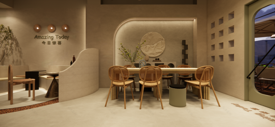 与甜美相悖的诧寂之美丨再設計空间事務所-19