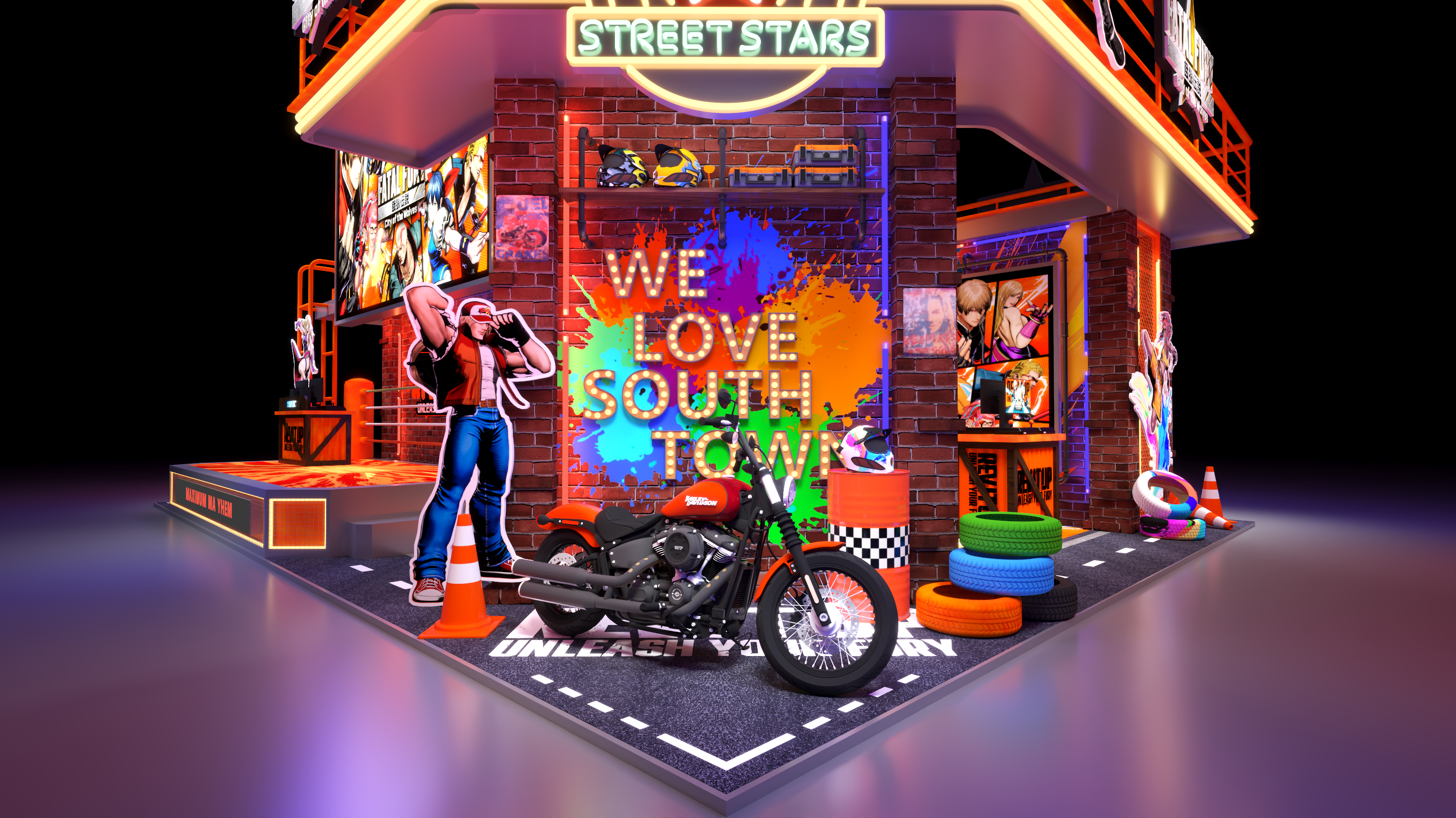 "饿狼传说”游戏展台-7