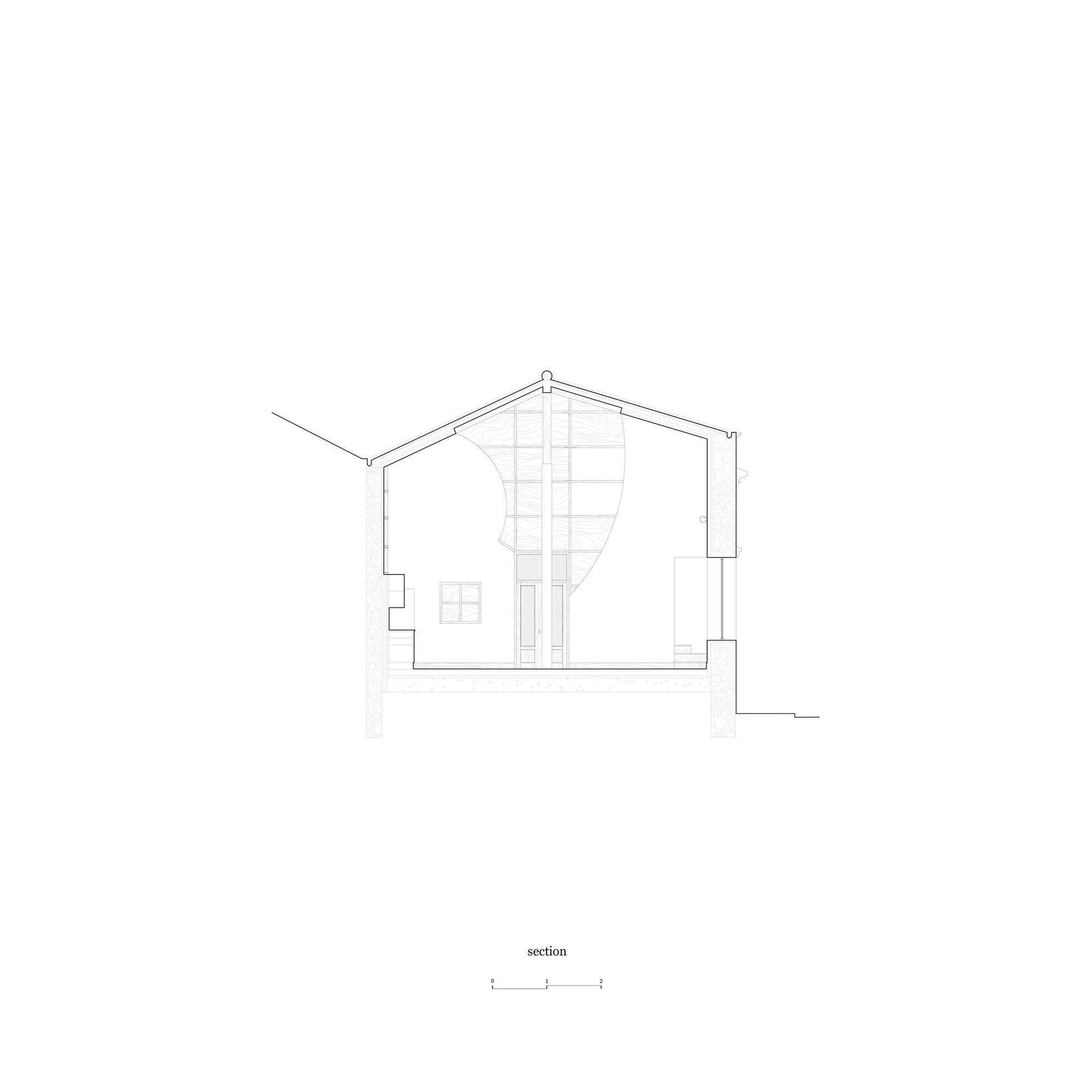 Cut(outs) House – Ceiling, Walls and Pillar  / Corpo Atelier-32