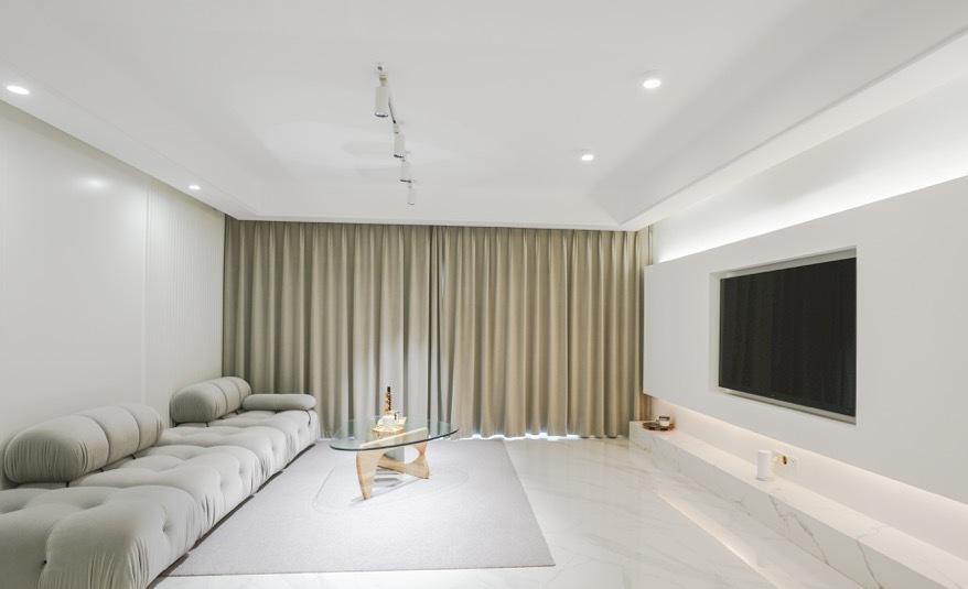 128㎡极简纯白空间设计-7