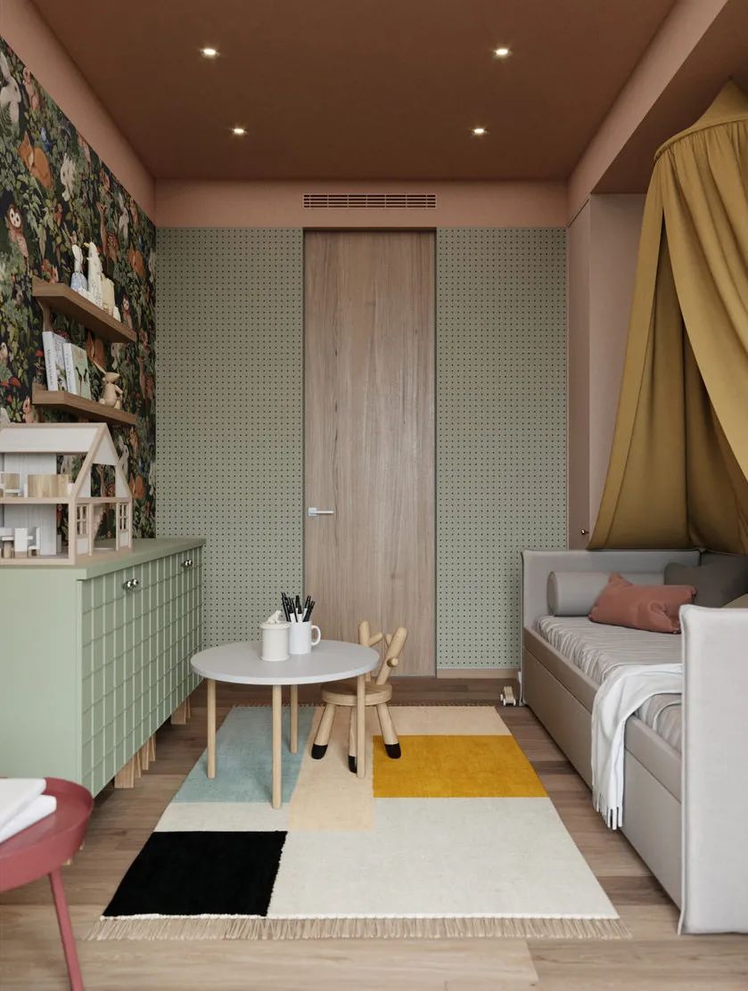 莫斯科 106㎡现代简约家居，融入苏联构成主义风格-137