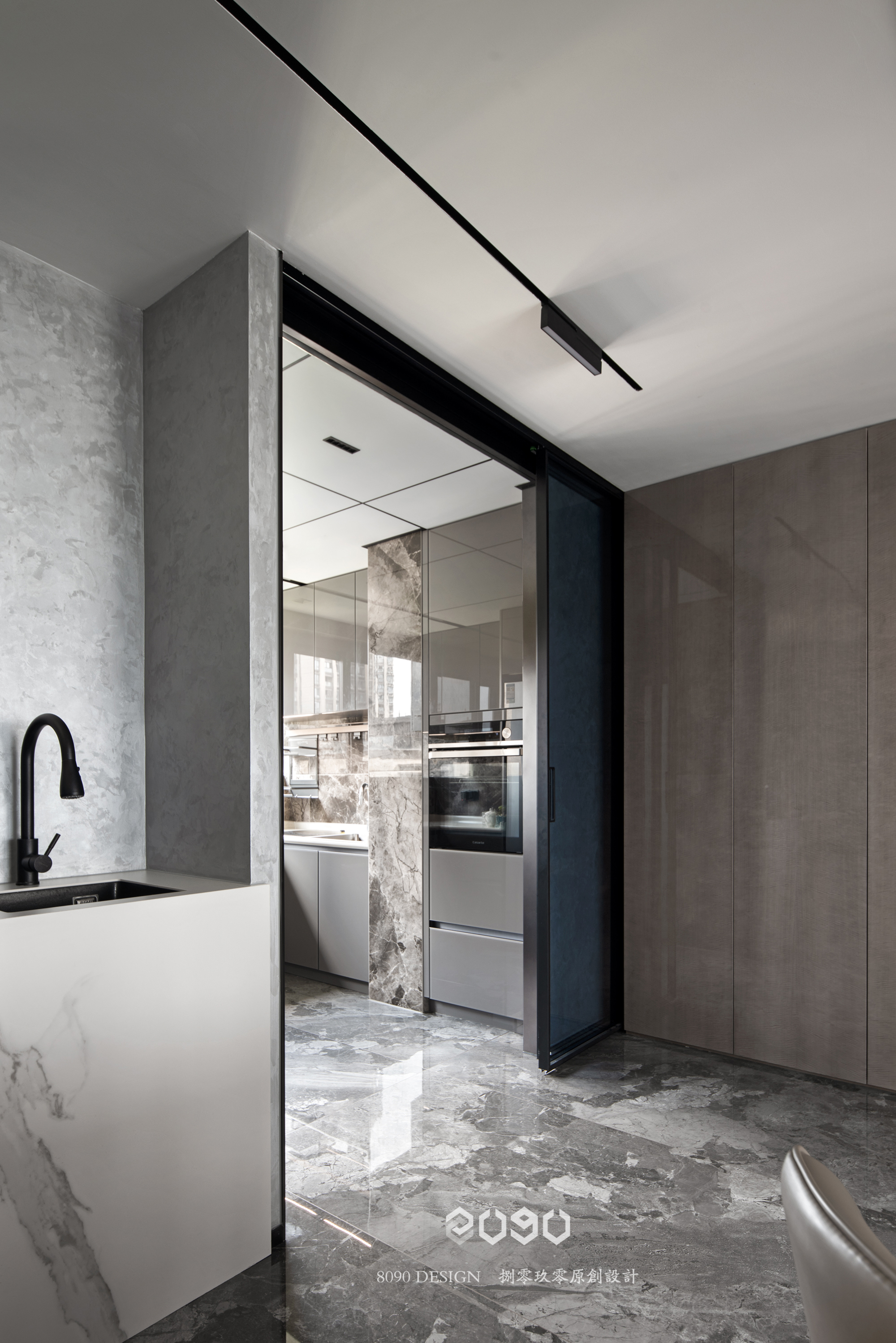 顶楼现代简约风设计丨中国杭州丨杭州 8090 原创设计-60