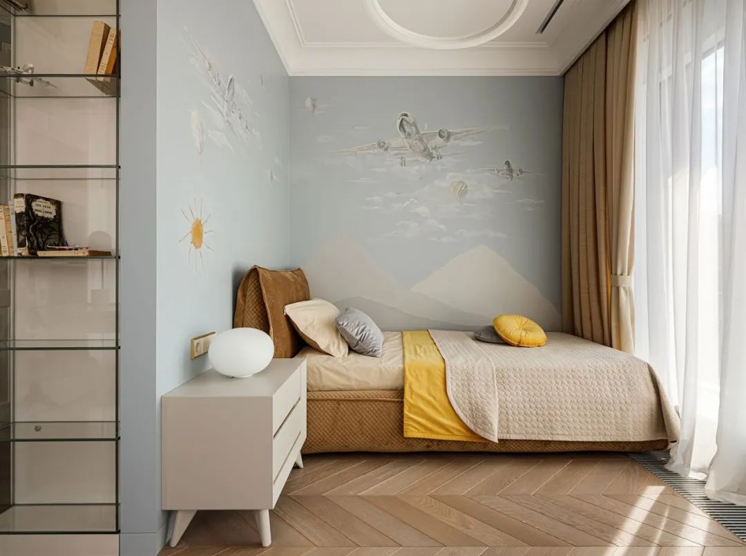 133㎡四口之家室内设计丨Yulia Sokolova-35