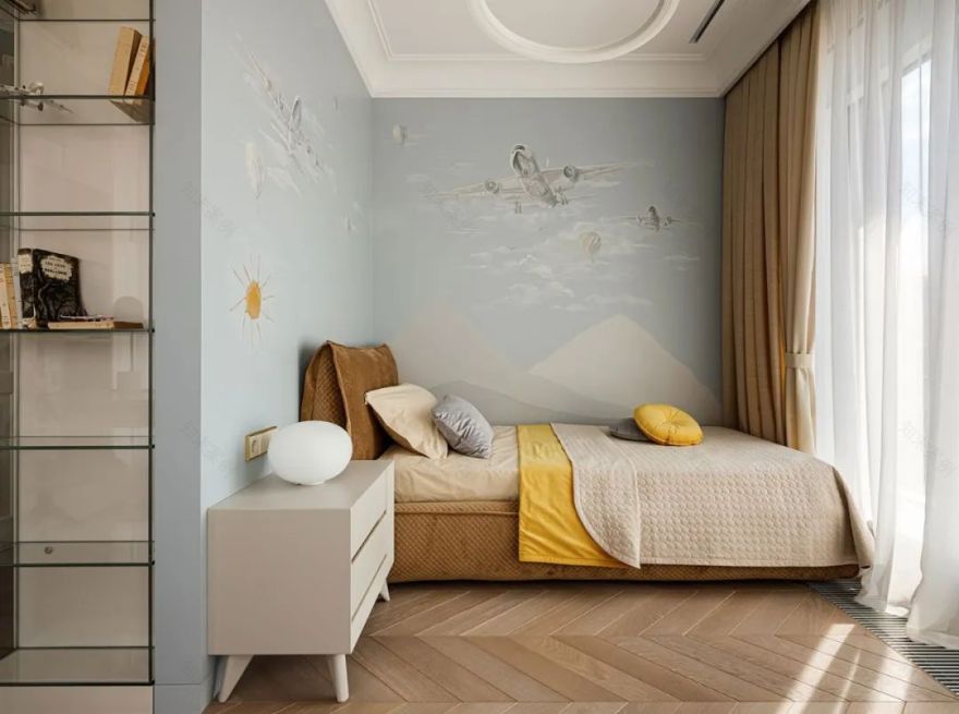 133㎡四口之家室内设计丨Yulia Sokolova-35