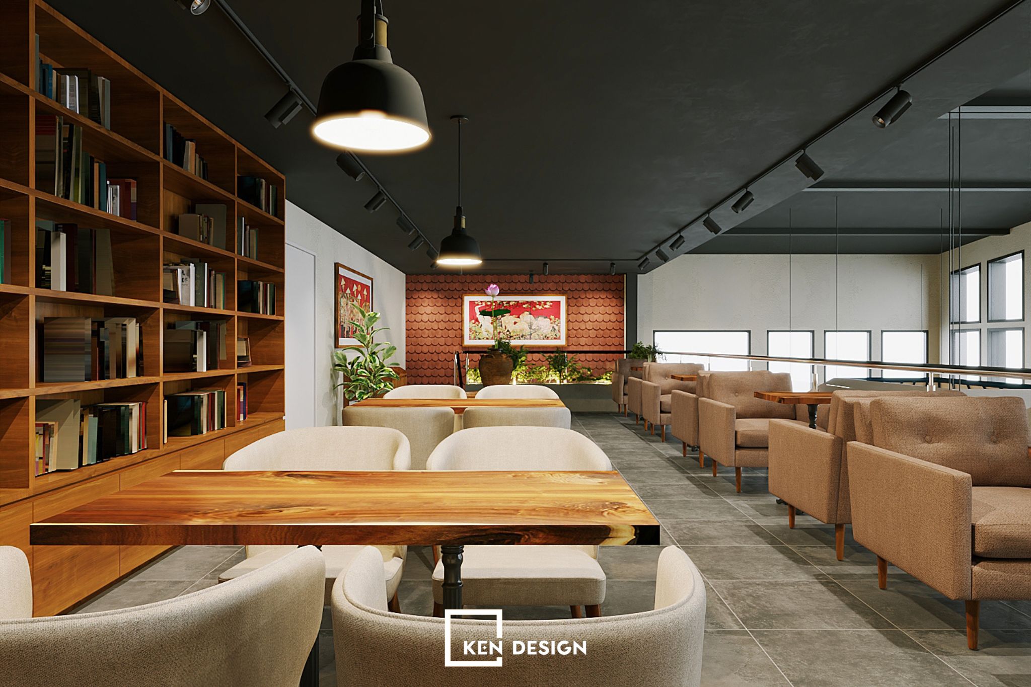 Amarin咖啡馆设计丨美国丨KenDesign-19