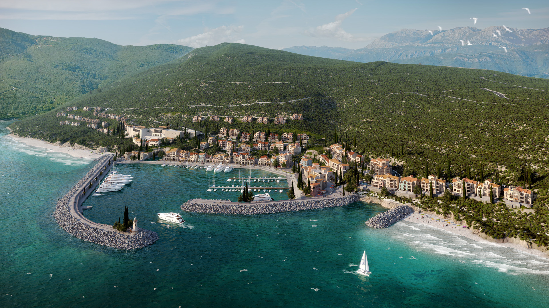 Lustica Bay开发项目可视化丨xoio（负责3D及内外插画）,TPA（代理）-2