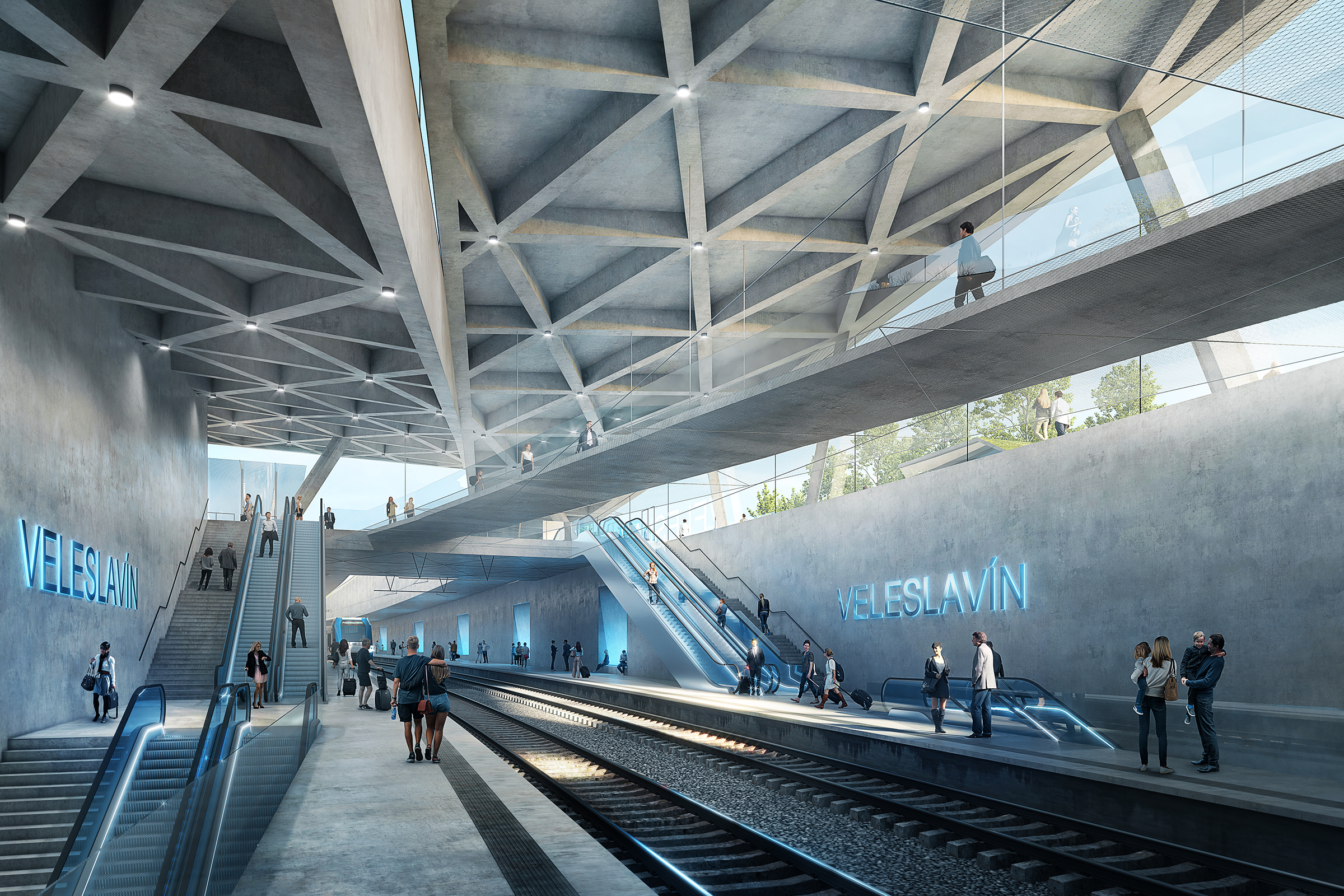 Veleslavin Train Station | dh architects-13