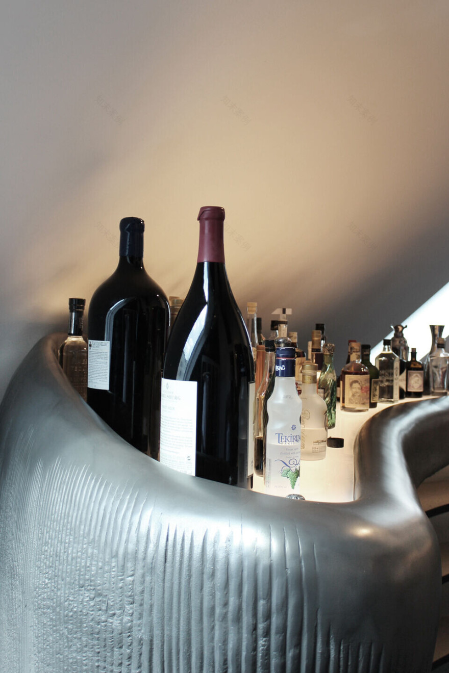 维也纳金属打印吧台,诠释有机曲线优雅-11