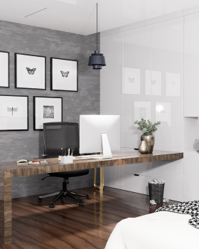 Bedroom with Workspace Fusion