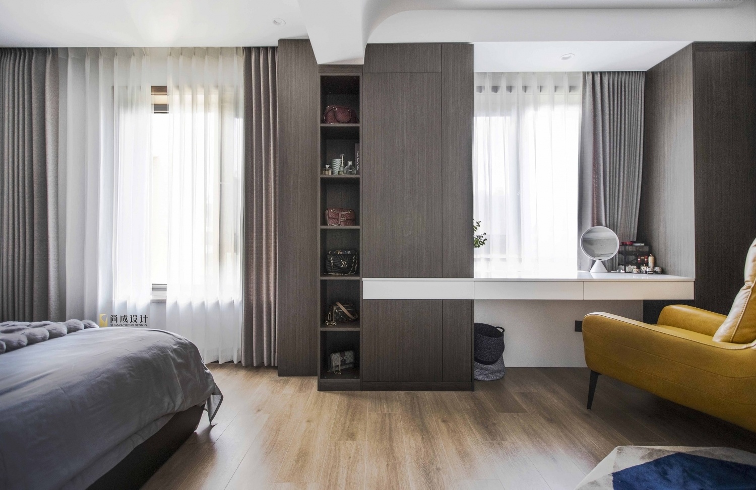 尚成设计 | 260㎡空中别墅的极致生活美学-57