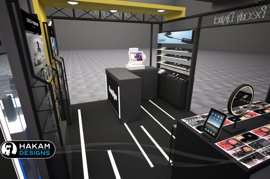 Beauty District 美妆数字售货亭设计丨Mahmoud Hakam-14
