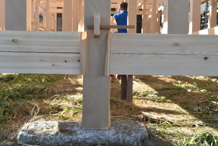 根の上の石場建て8 建前丨水野设计室-69