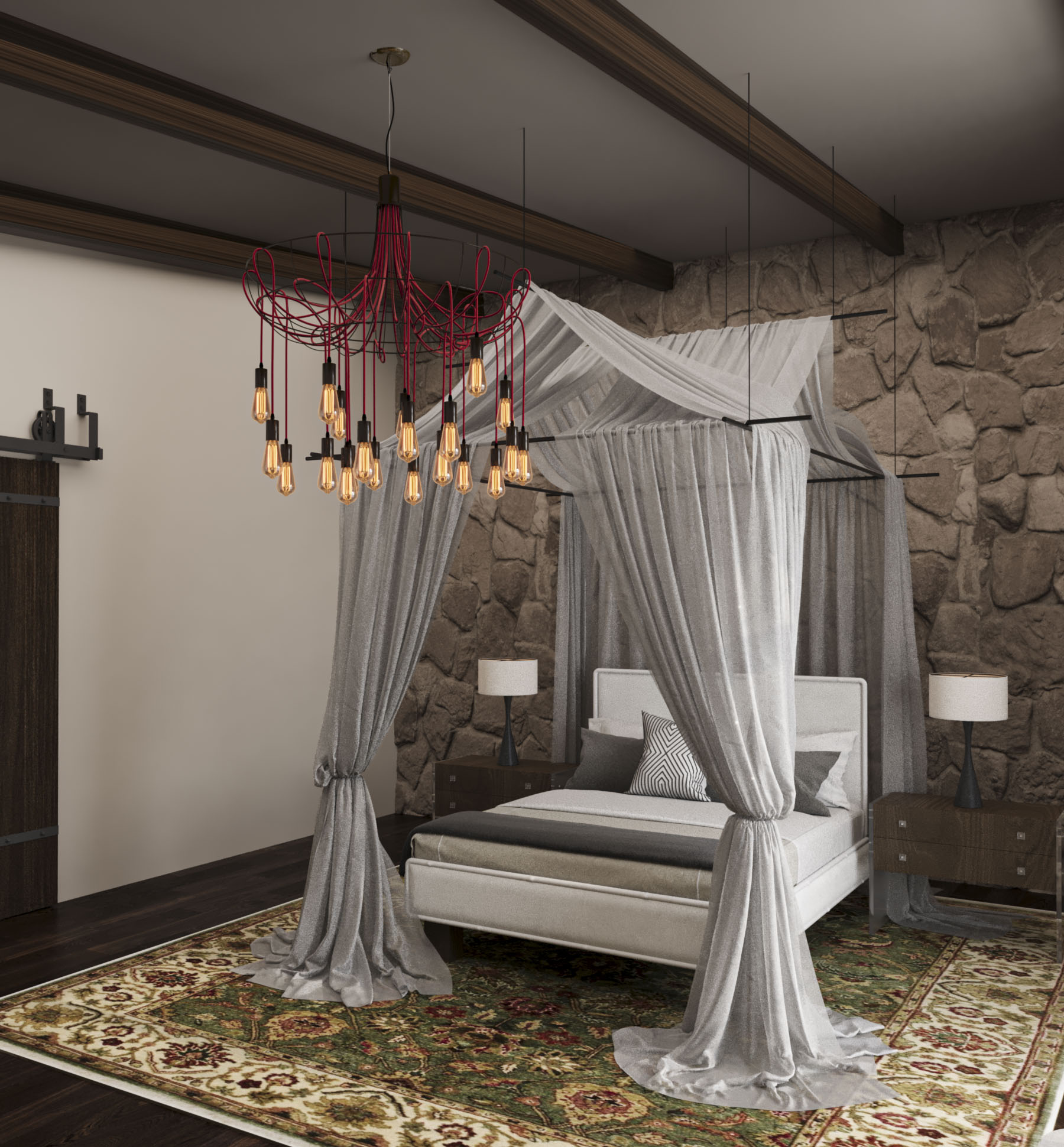 Hotel Cottage Bedroom Design-0