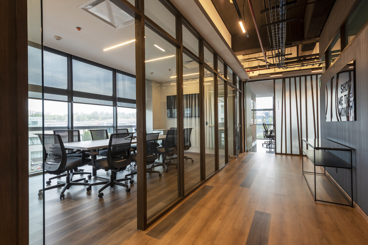 墨西哥城金融公司优雅办公空间-14