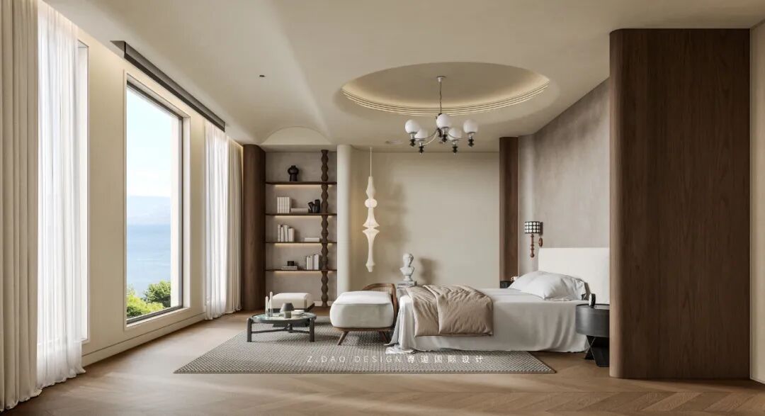 尊道新作|合肥『文一·塘溪津门』1000㎡折衷主义别墅，专治豪宅审美疲劳。-283