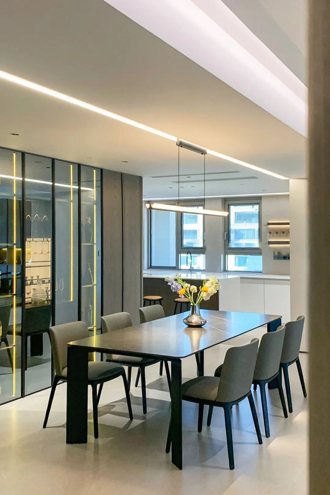 257m²极简沉稳空间，打造松弛丨中国济宁丨COSMO MOBILI  可木家居-16