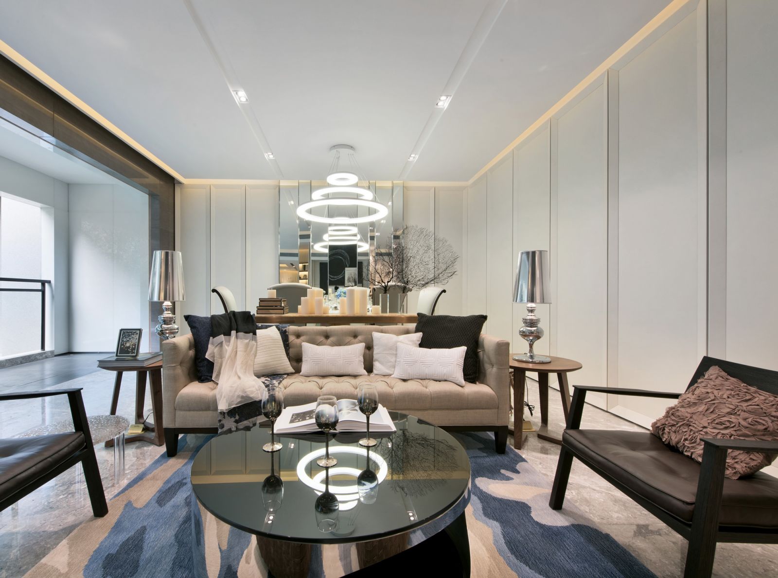 成都紫檀轩样板房  郑炳坤-1