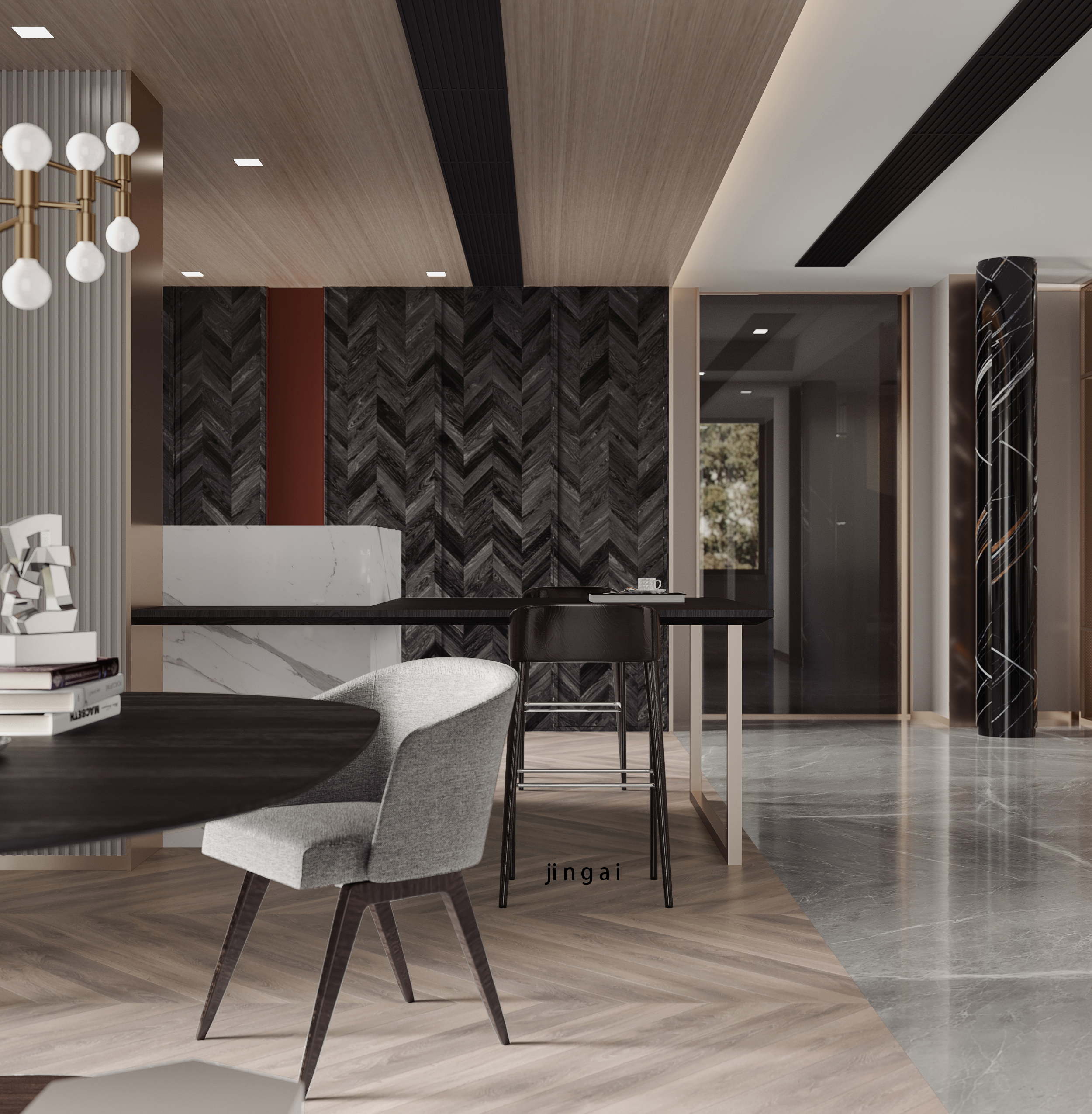 豪华大宅的 CR 渲染魅力-12