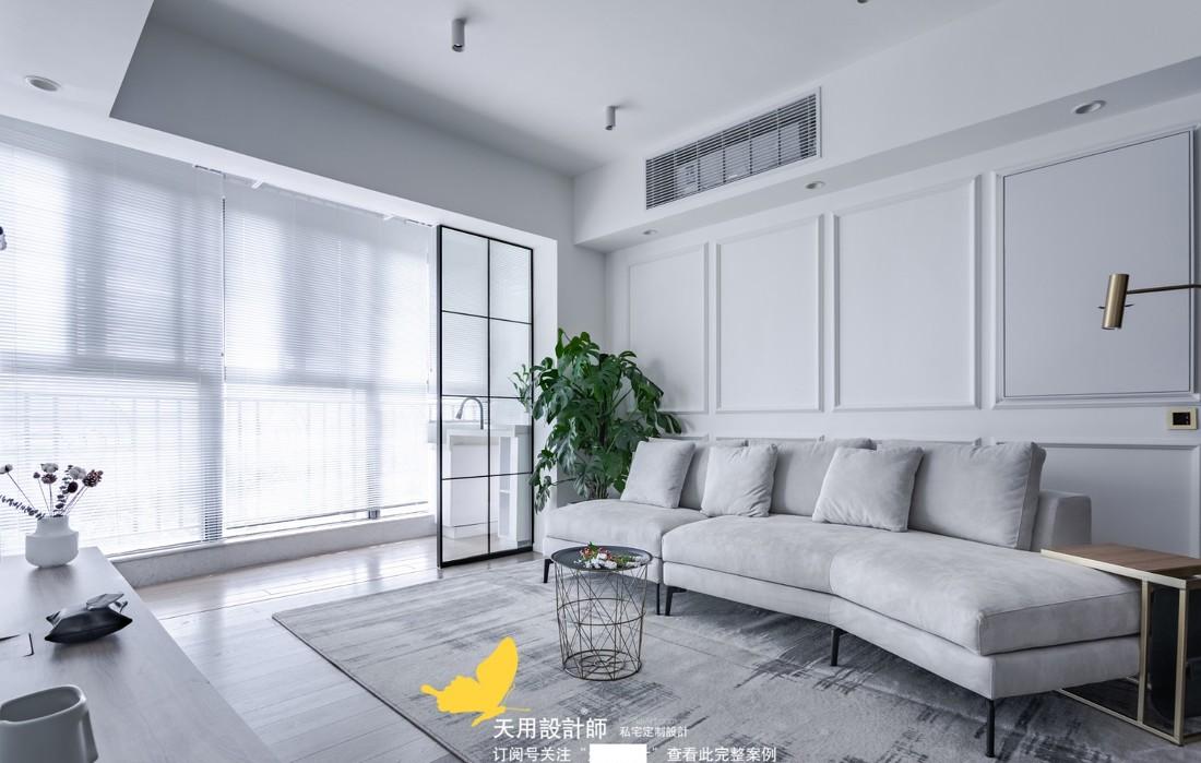 北欧现代简约风,两房改三房的实用与颜值在线设计-11