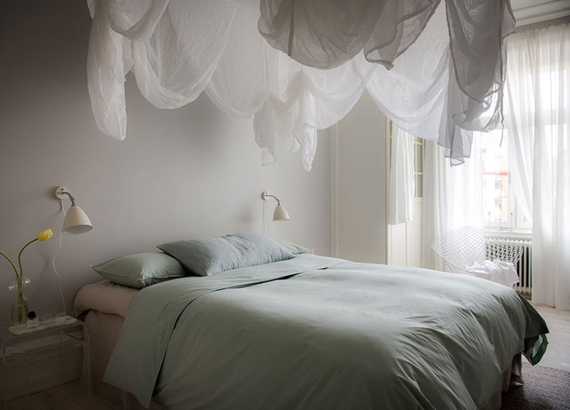 柔美恬静 | 哥德堡淡雅粉色调公寓设计-21