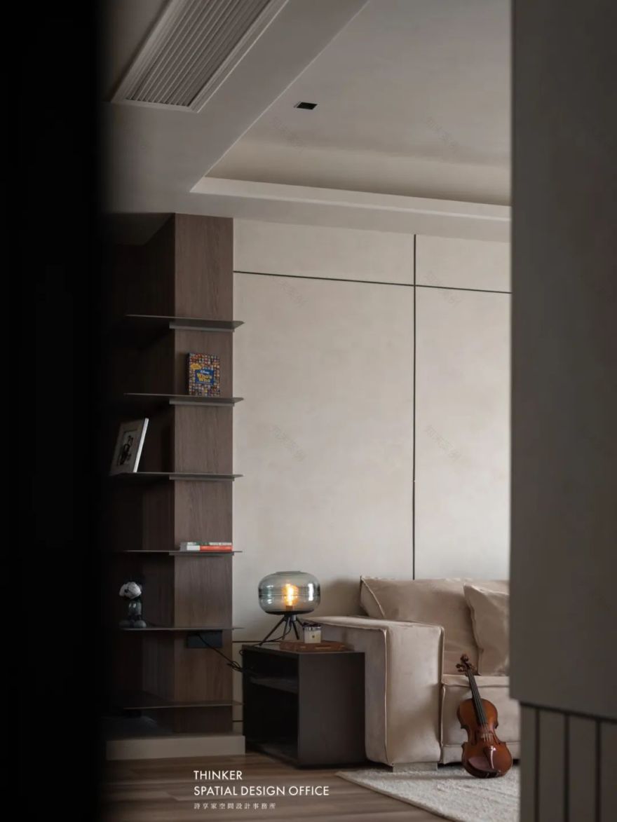 现代简约空间 · 夫妻小爱好融合的兴趣集结地丨诗享家设计-48