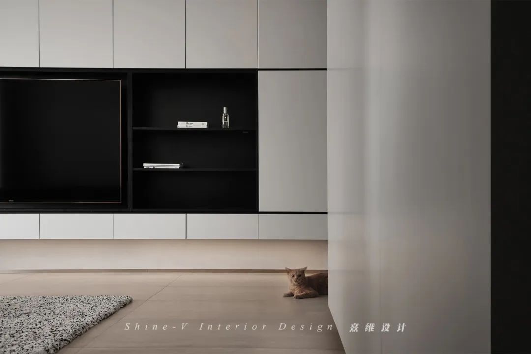 洄游动线空间设计 · 杭州 140㎡现代简约之家丨中国杭州丨熹维设计-22