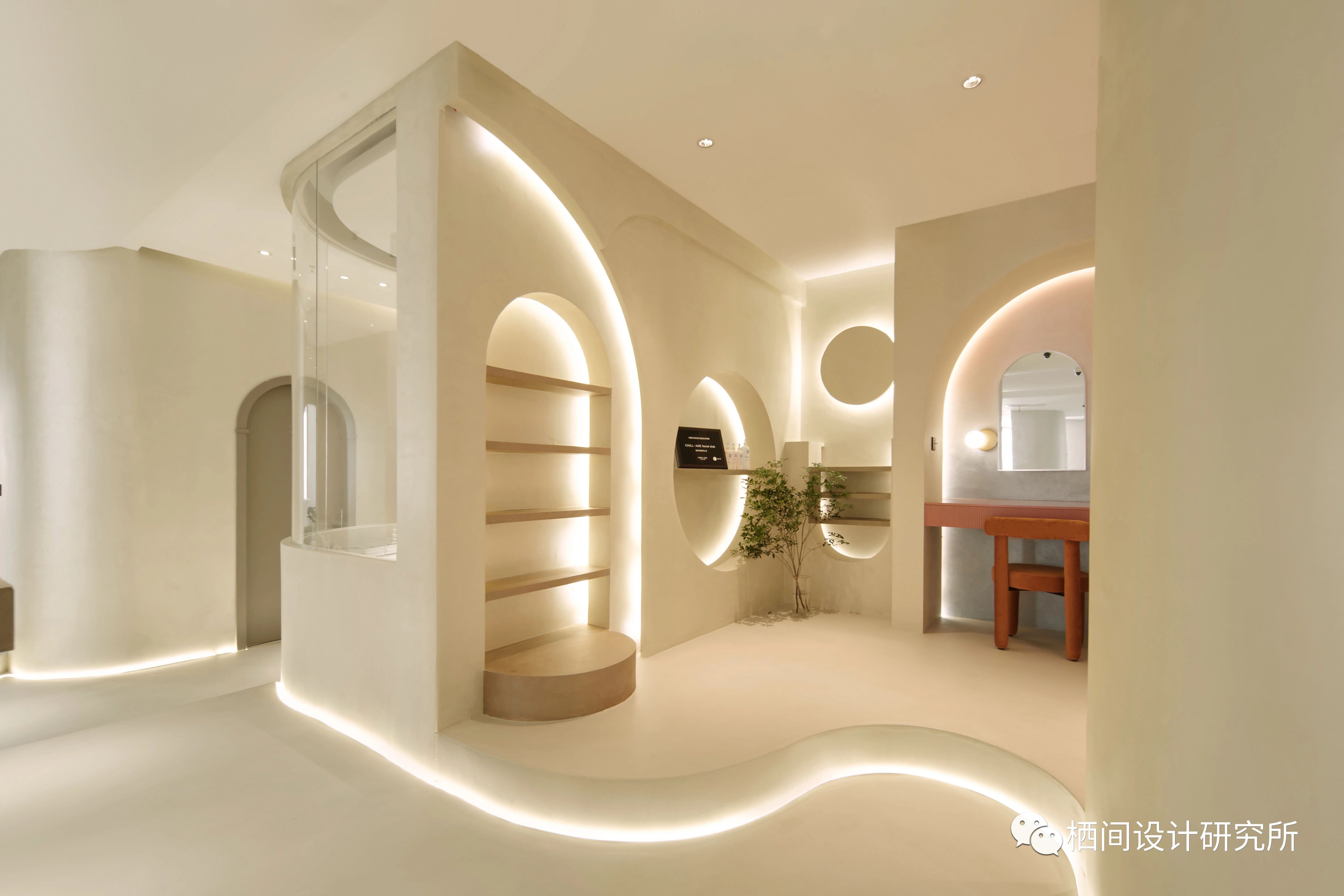 曲线之美 · CHILL AGE FACIAL LAB 的灵动空间设计丨中国扬州丨栖间设计事务所-43