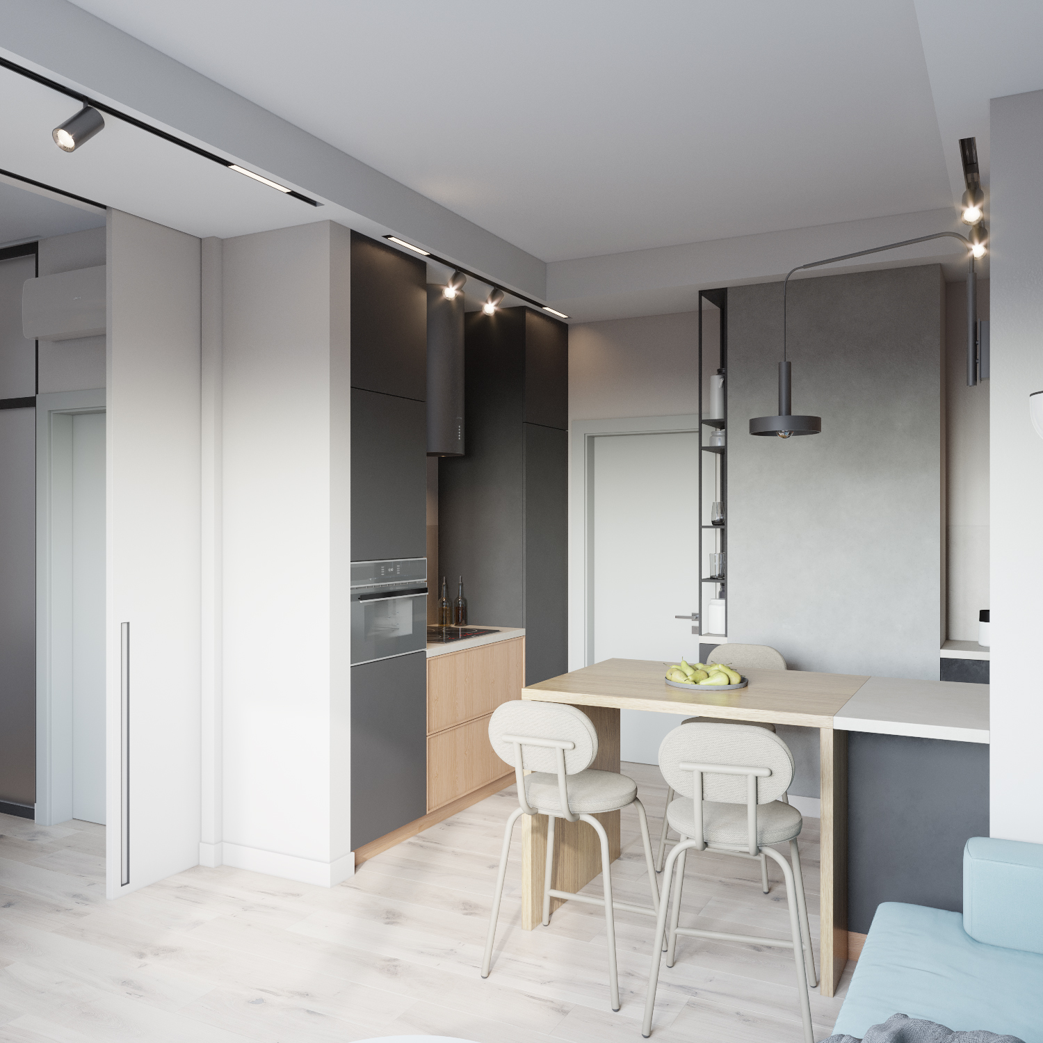 Cell· 现代快节奏生活小公寓设计丨JULIA SIDOROVA-8