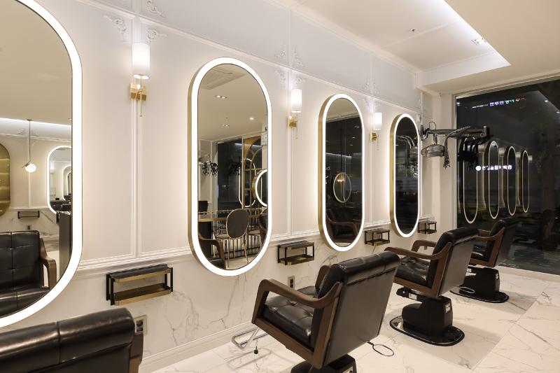 现代简约 36 平美容室设计 打造金色与白色的精致空间-6