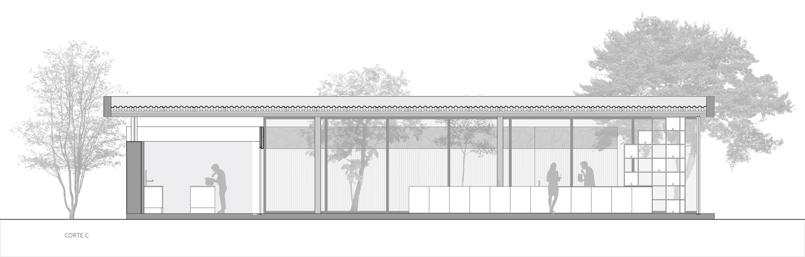 巴西 OF House 住宅 | 自然材料与现代氛围的融合-23