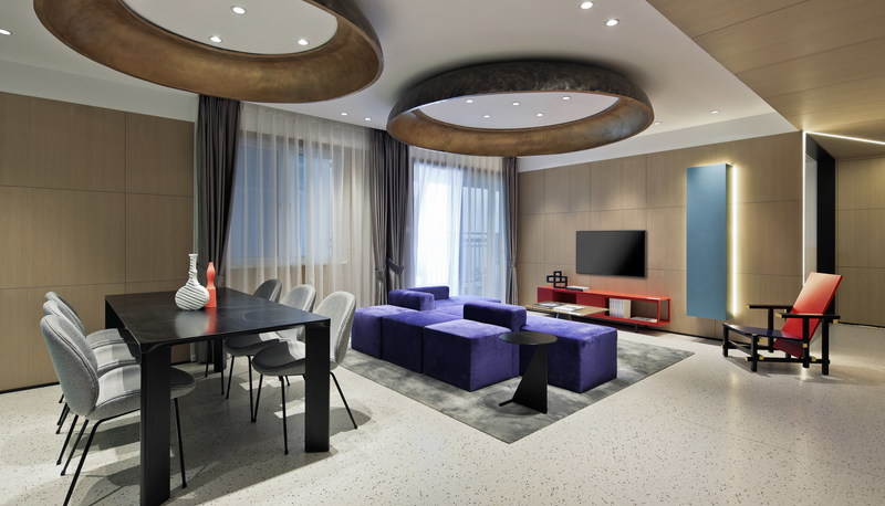 北辰湘府世纪F2创意样板房 | 蒙德里安风格的艺术空间-7