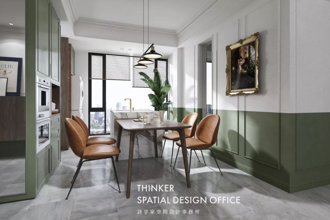 轻奢复古绿,银泰御华园的精致生活-49