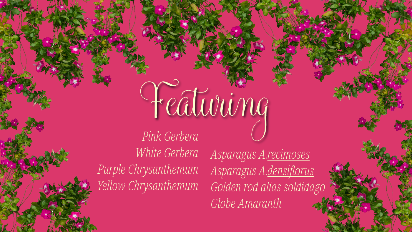 Flower arrangement - Vivid bohemian-1