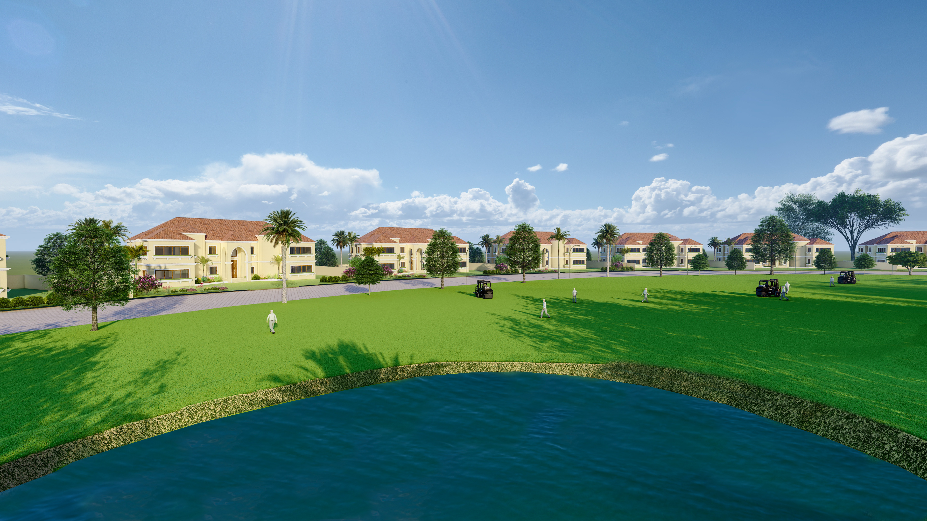 Golf Course Visualization Rendering-0