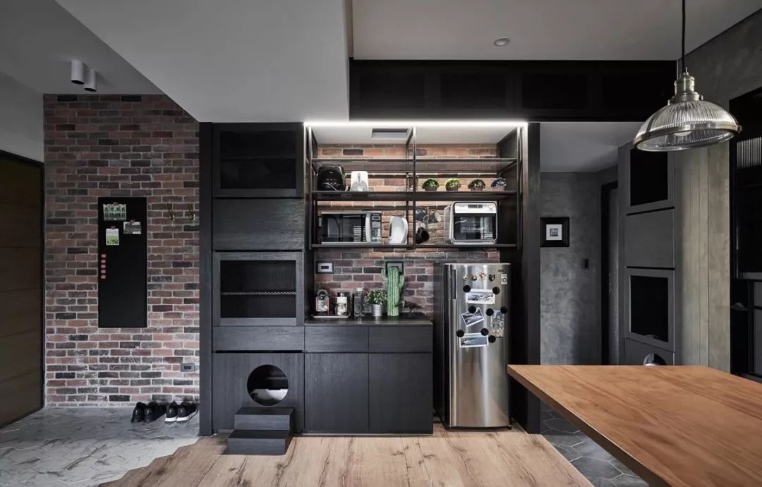 73㎡工业北欧混搭风,粗犷随性与简约优雅的完美结合-25