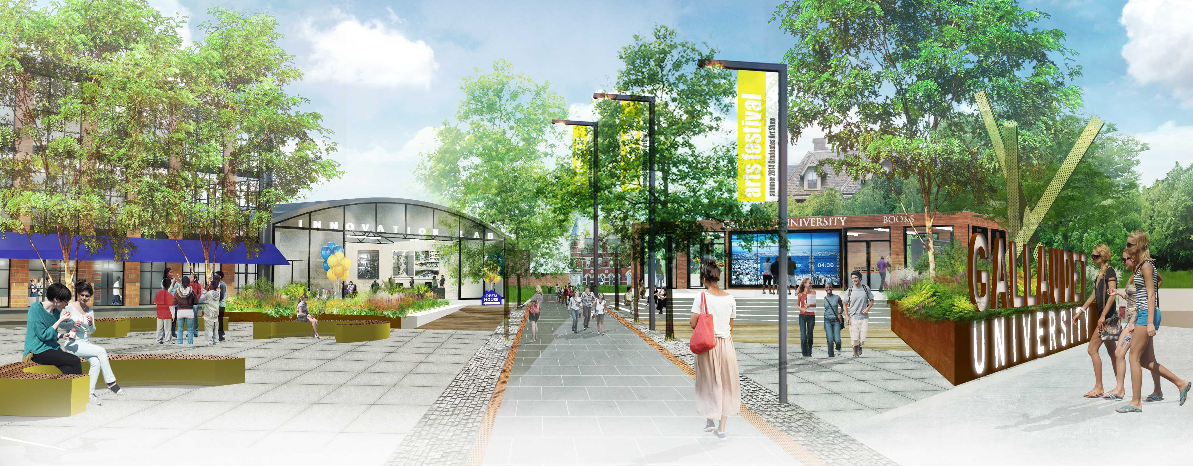 加劳德大学酒店规划 | 连接社区,打造活力空间-9