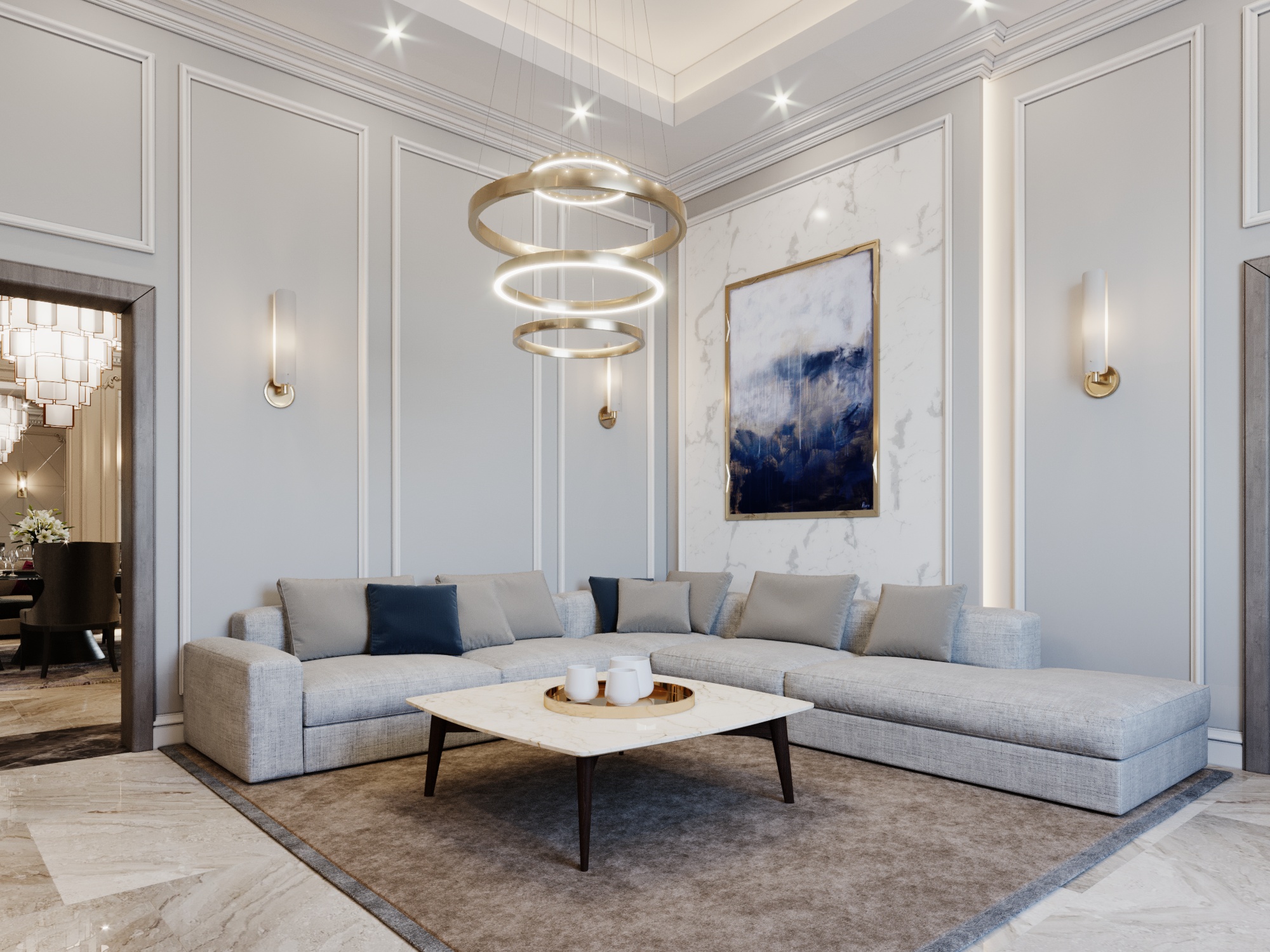 新古典主义别墅丨Shady Salah-39