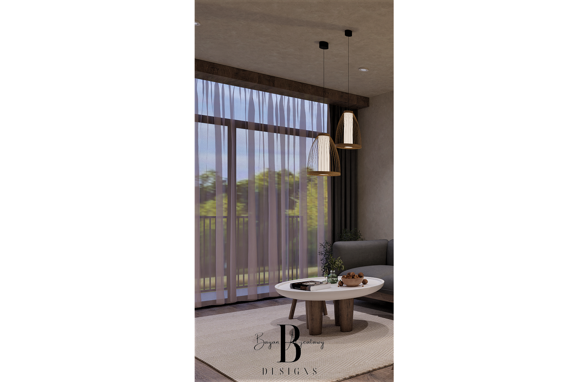 cozy kitchen & Livingroom space-3