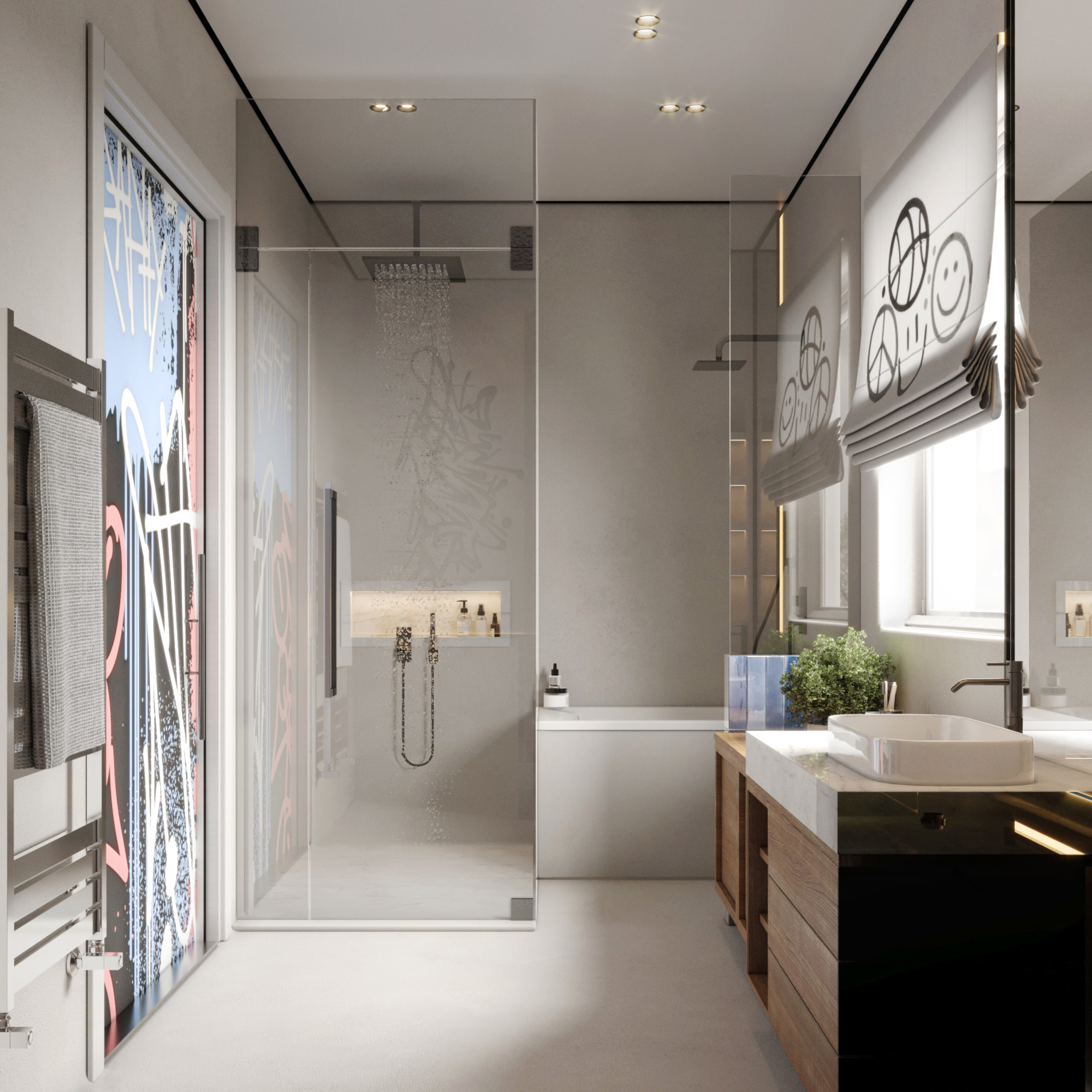 涂鸦男孩卫生间丨Mustadam Studio（Egypt）-10