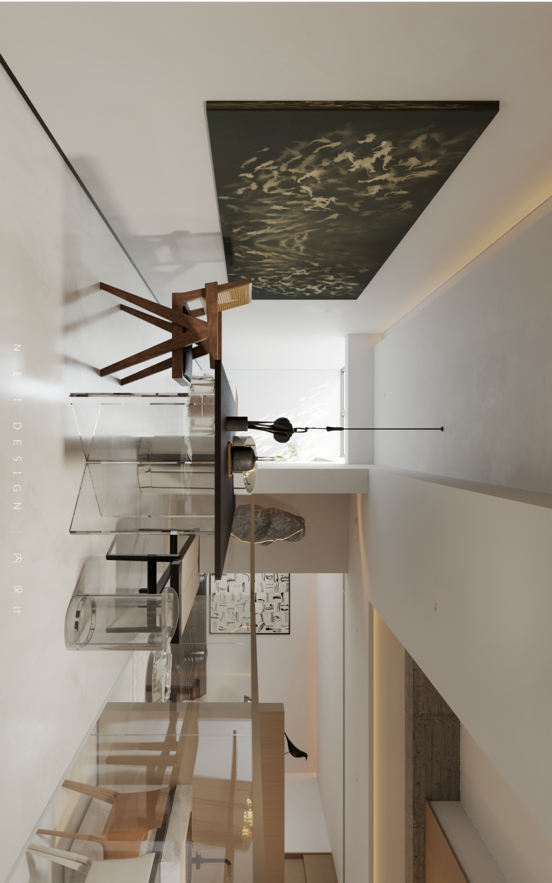 现代极简风格宁静雅致空间设计丨中国桂林丨1 内空间设计机构-17