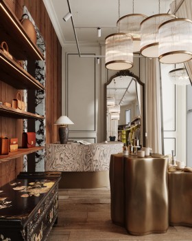 A boutique where fashion meets atmosphere.