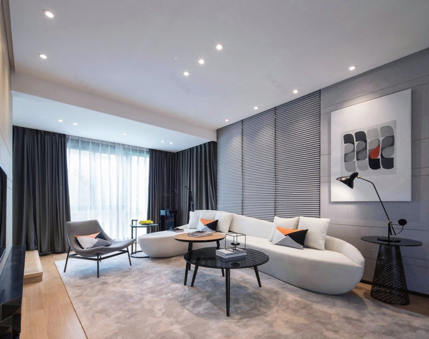 昆明东盟森林A1户型示范单位 柏舍设计-5