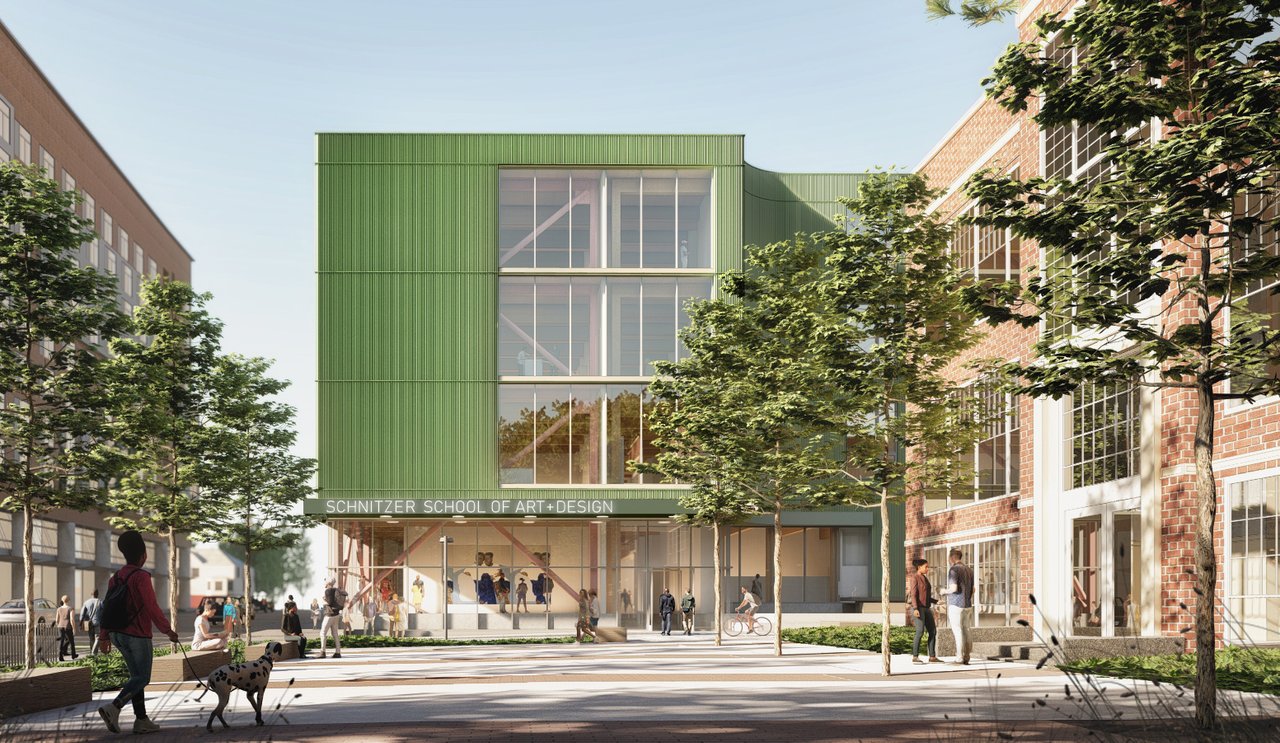 波特兰州立大学施尼策艺术与艺术史及设计学院大楼丨美国波特兰-27