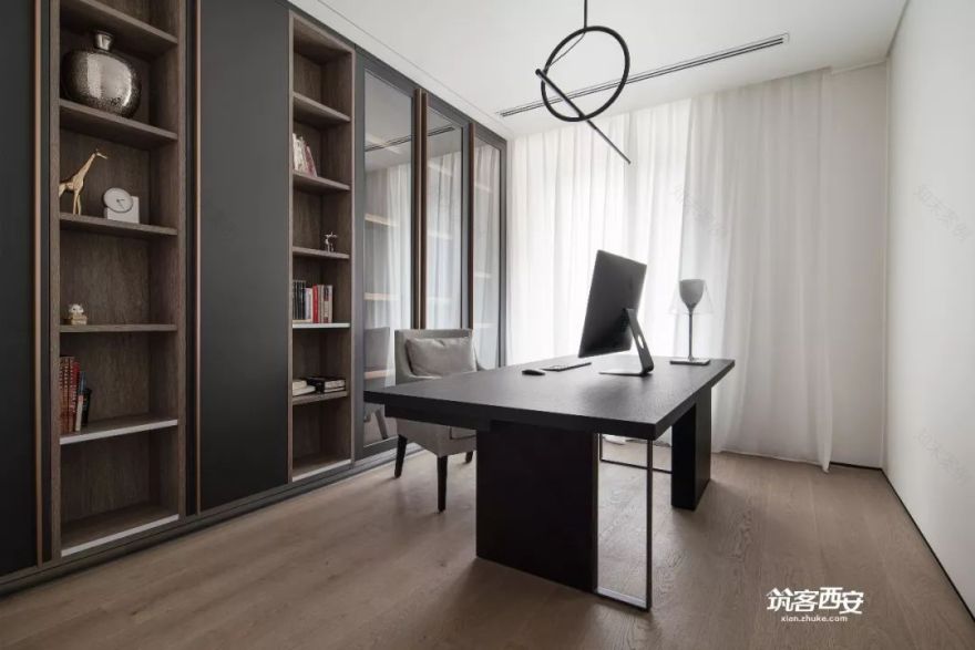 西安胡剑新作 | 400㎡大平层住宅,满足三代人五只猫的舒适生活-100