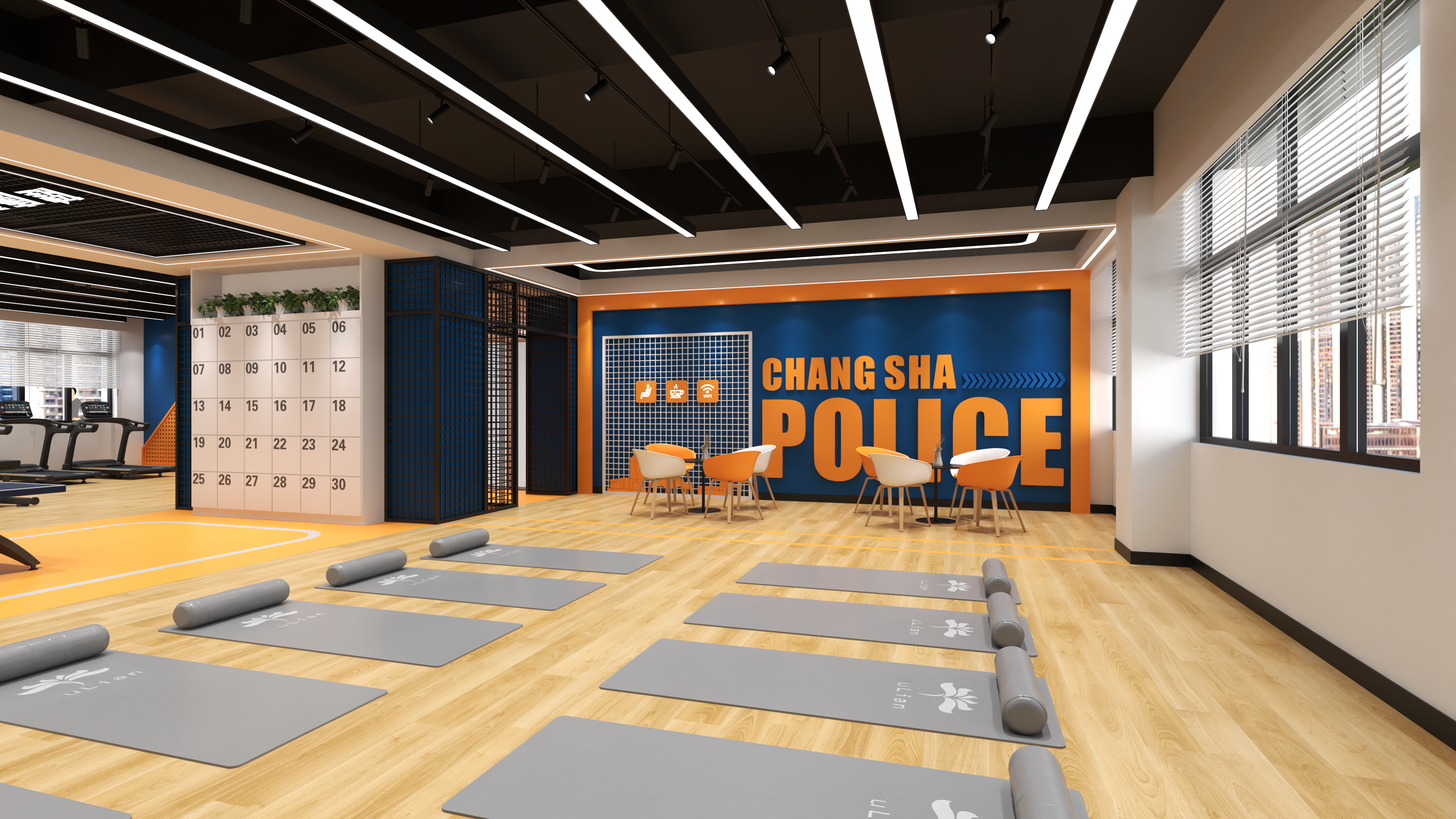 活力加油站,阅读空间,警宝之家等多功能空间设计-10