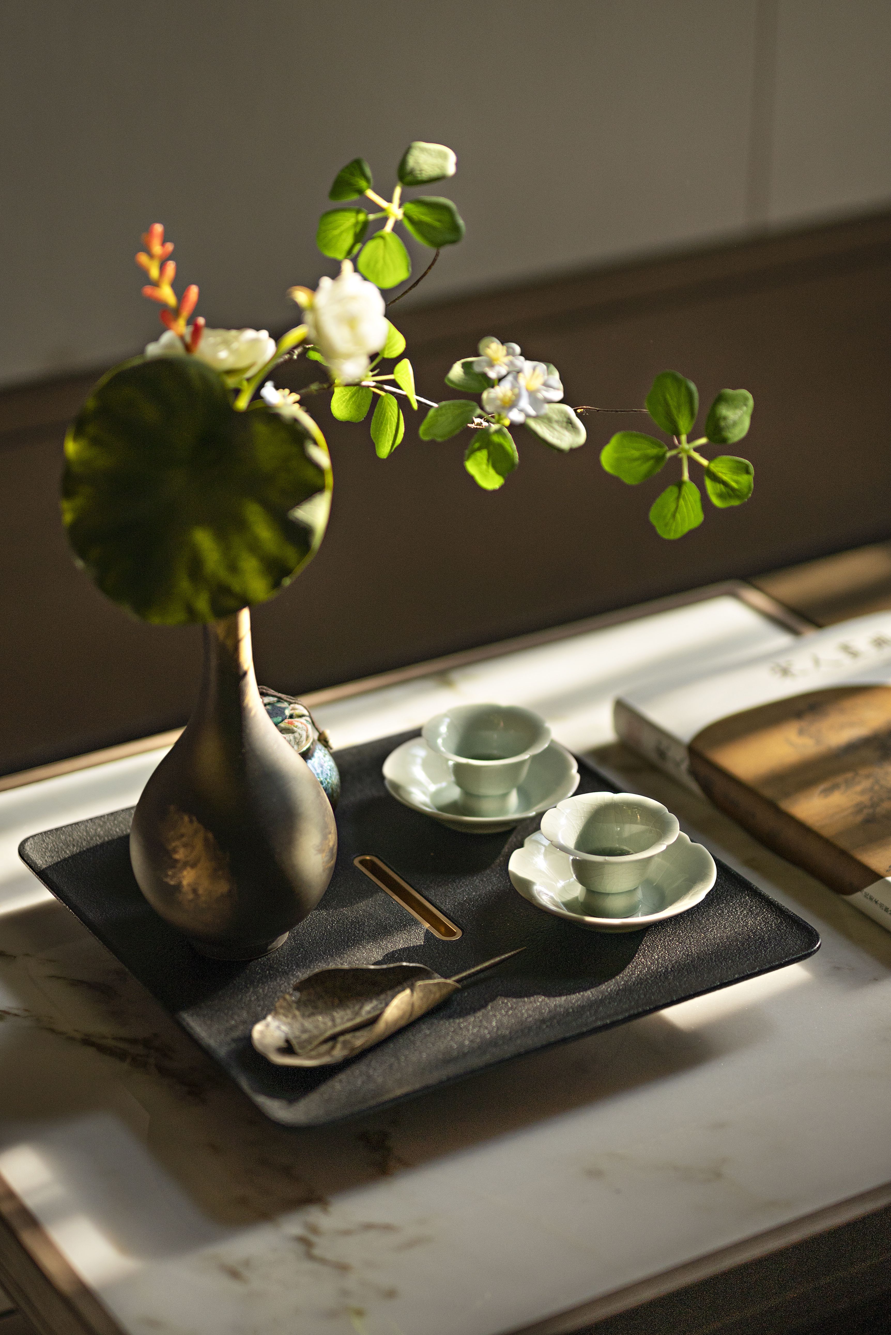 1000㎡中式售楼处丨盘石设计-27