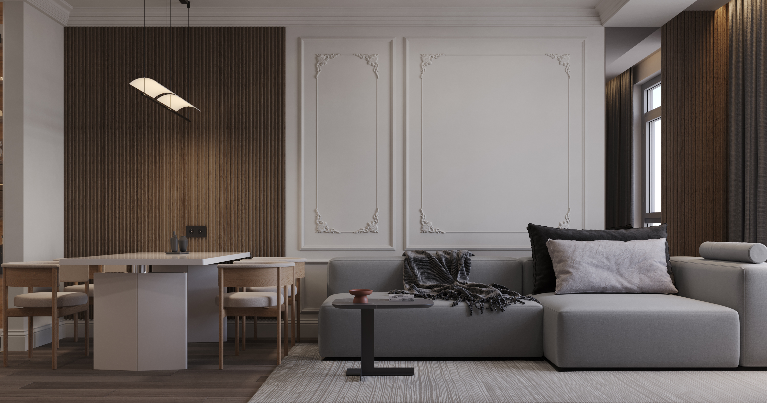 Design project of the apartment "Highvill"-0