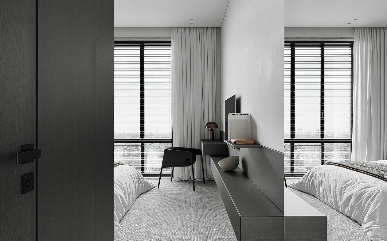 高级灰色系住宅设计-14