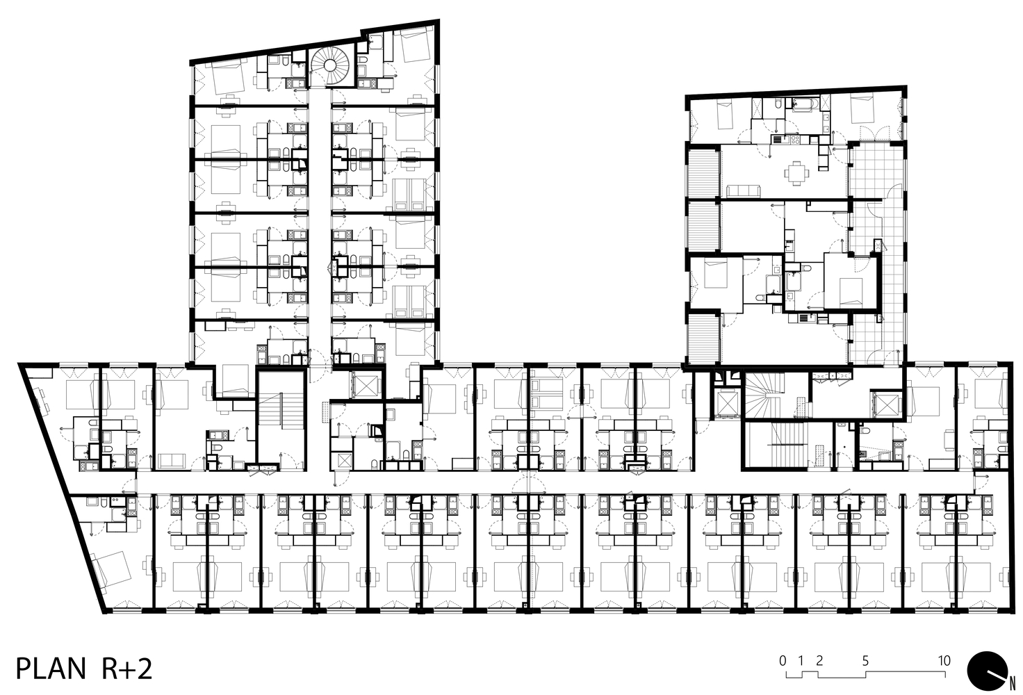 恩阿帕泰酒店及公寓丨法国图卢兹丨Taillandier Architectes Associés-40